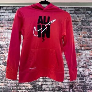 Nike Women's Pink Dri-FIT Hoodie